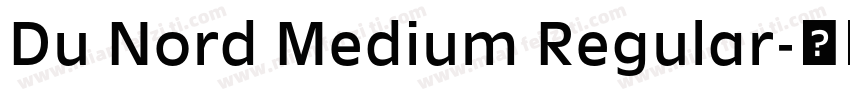 Du Nord Medium Regular字体转换